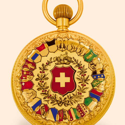 'Helvetia'
Berthold Reymond, Swiss,
No. 8157. Made circa 1890.
F