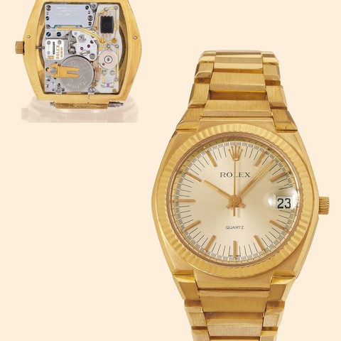 Quartz Movement Rolex 5100 Beta 21 Quartz Wristwatch Beta 21