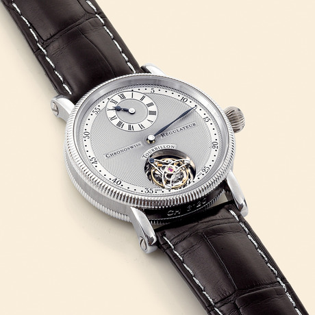 "Flying
Tourbillon"
Chronoswiss,
"Régulateur à Tourbillon ", Ref