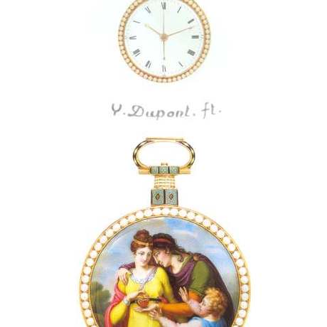 The ButterflyIlbery, London, No. 6135, enamel signed V. Dupont f