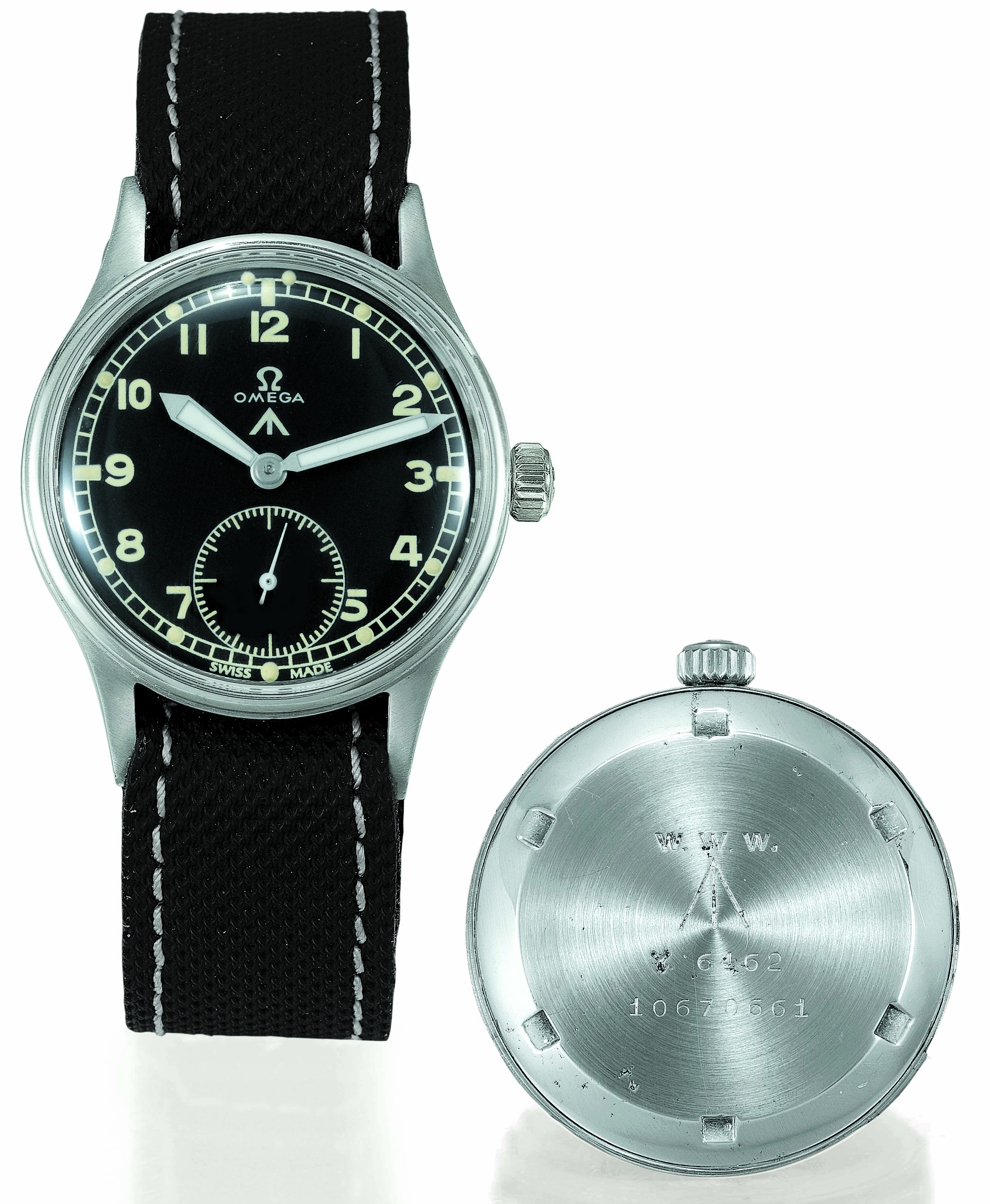 BRITISH MILITARY WRISTWATCH' Omega, No 