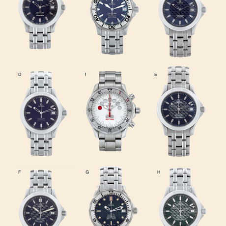 A set of 9 Omega \