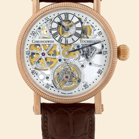 "Pink Skeletonised Régulateur - Tourbillon"
Chronoswiss, "Skelet