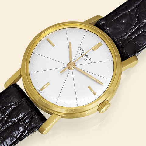 Yellow Gold 3423 Patek Philippe, Genève, movement No. 709675, case