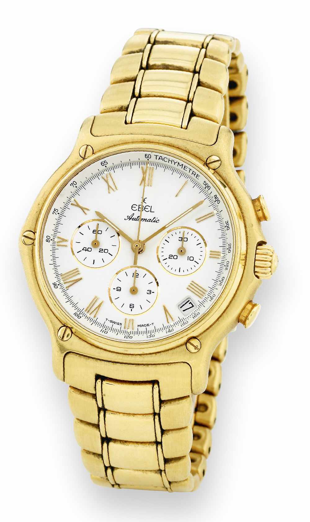 ebel chronograph gold