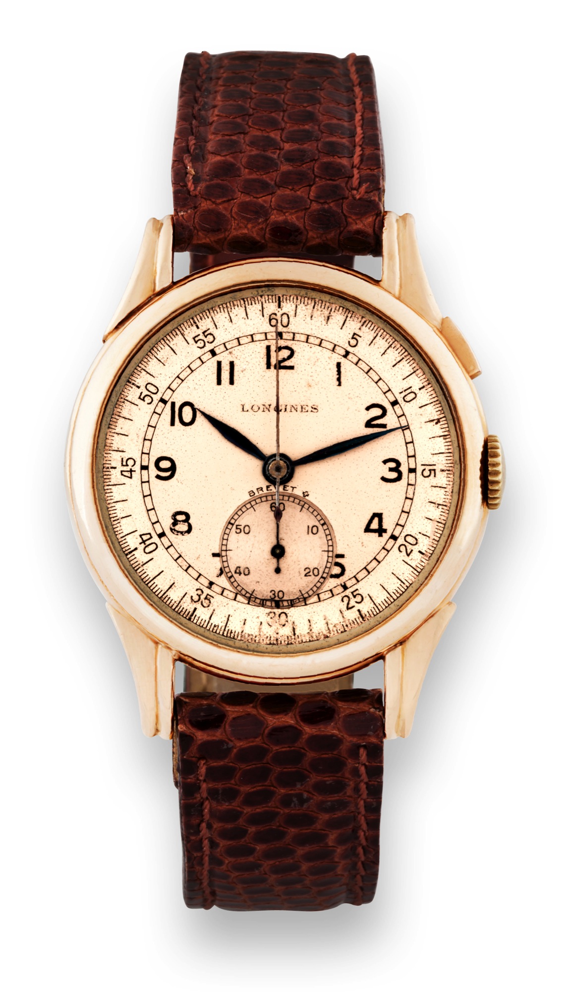 longines single button chronograph