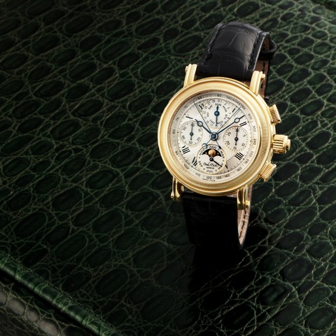 Paul Picot Yellow Gold Rattrapante
Paul Picot, Genève, "Rattrapa