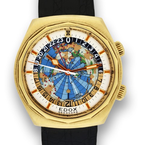 Edox "Geoscope Gold President" 42. Made in the 1970's.
Fine and