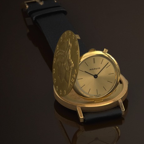 MARVIN TWENTY DOLLAR
COIN WATCH
Marvin, Swiss. Made in the 1980'