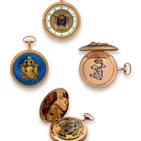 EXCEPTIONAL RUSSIAN MASONIC REPEATING
WATCH ' FOR PRINCE NIKOLAI