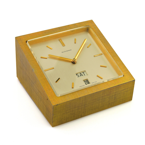 IMHOF DESK CLOCK FOR BUCHERER Bucherer, 'Imhof, Swiss', No