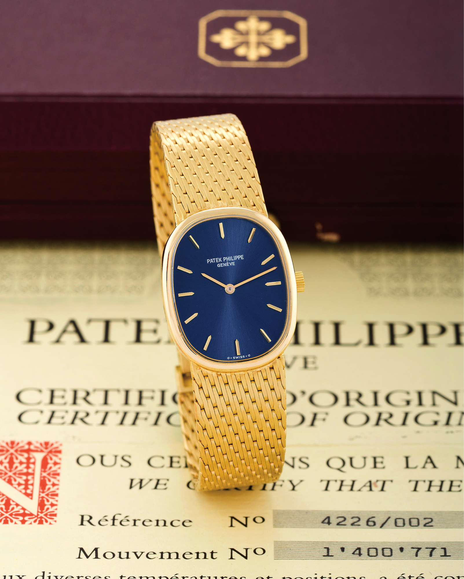 PATEK PHILIPPE REF. 4226/002 ELLIPSE YELLOW GOLD Patek Philippe, Geneve,  \