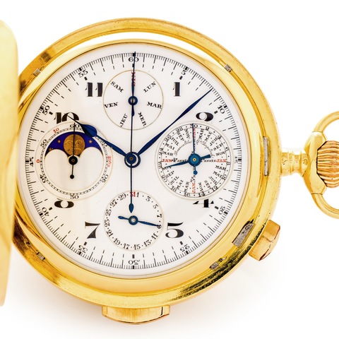 LE PHARE - MINUTE REPEATER & PERPETUAL CALENDAR YELLOW GOLD Le P