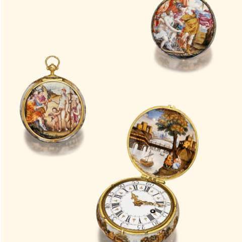 Mars and VenusEnamel painting Blois School, circa 1650, movement
