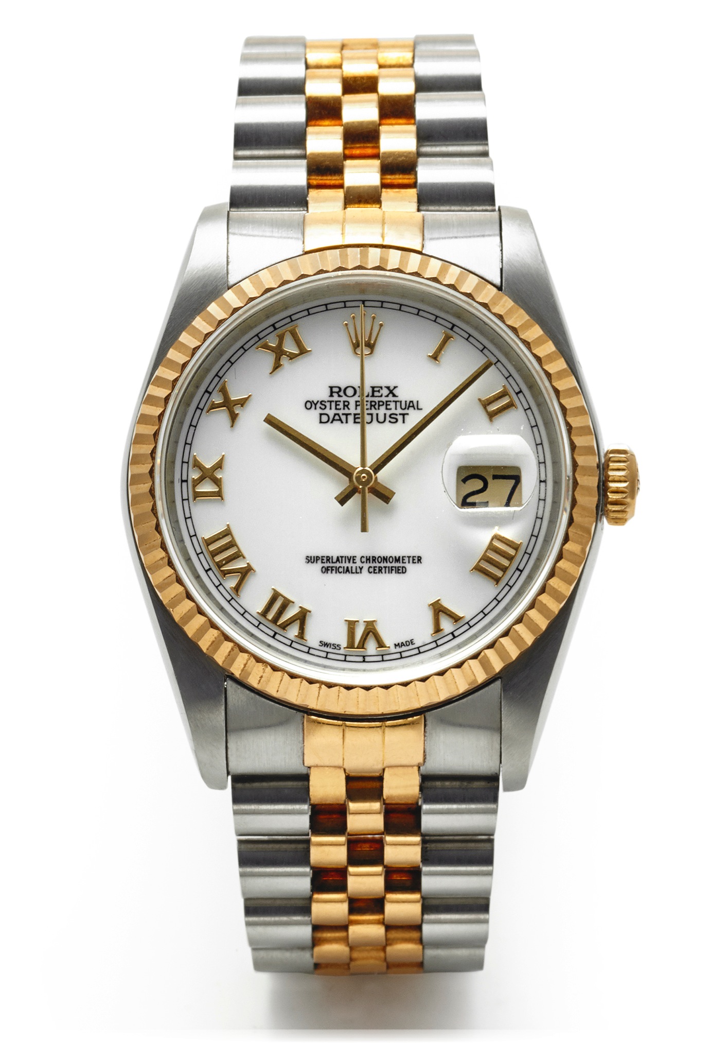 ROLEX REF. 16233 DATEJUST STEEL AND GOLD Rolex, Oyster Perpetual Datejust, Superlative 
