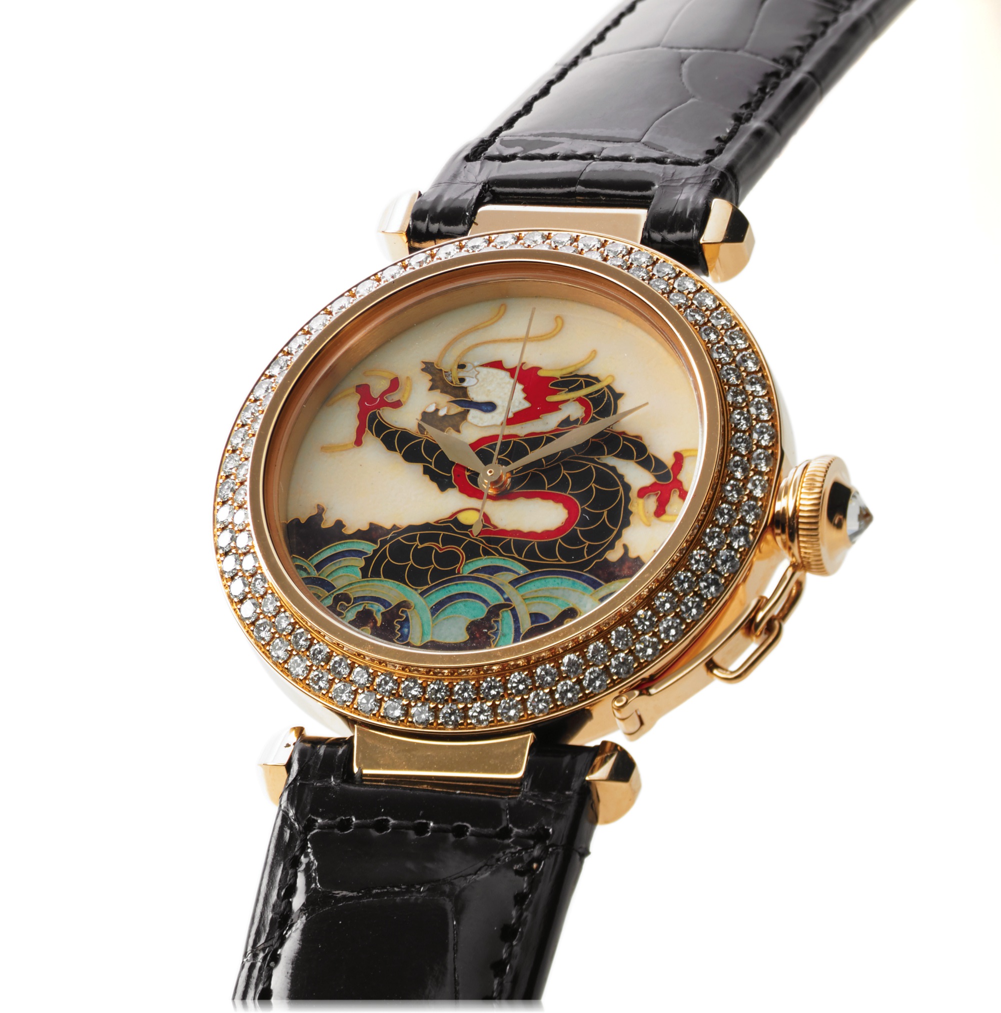 CARTIER IMPERIAL DRAGON CLOISONNE 