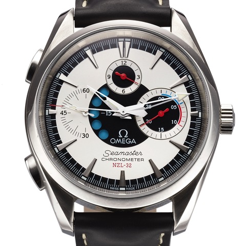 OMEGA 2813 SEAMASTER NZL-32 CHRONO REGATTA STEEL Omega