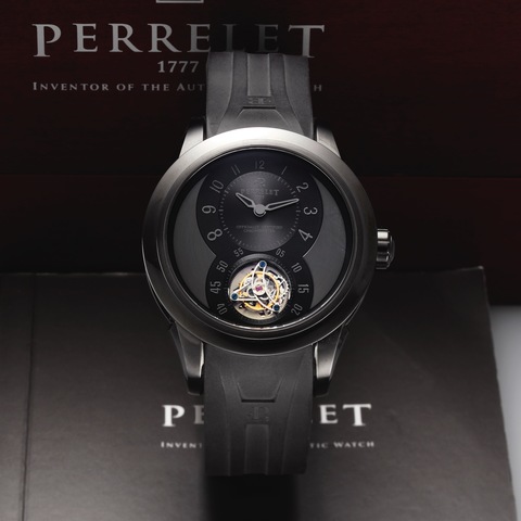 PERRELET REF A5005 TOURBILLON PVD-COATED STEEL 
Perrelet, Le Loc