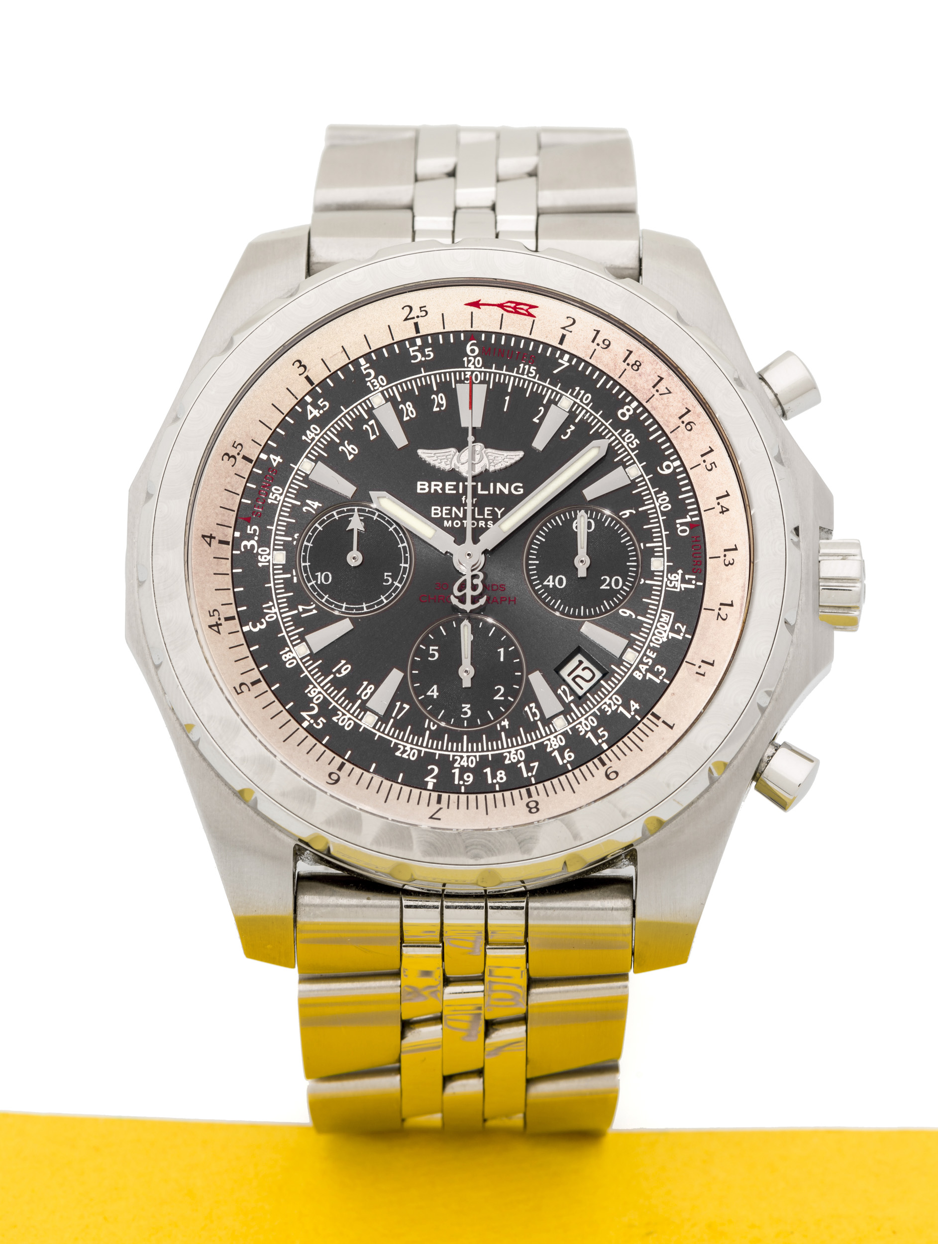 BREITLING FOR BENTLEY CHRONOGRAPH A fine and large self winding
