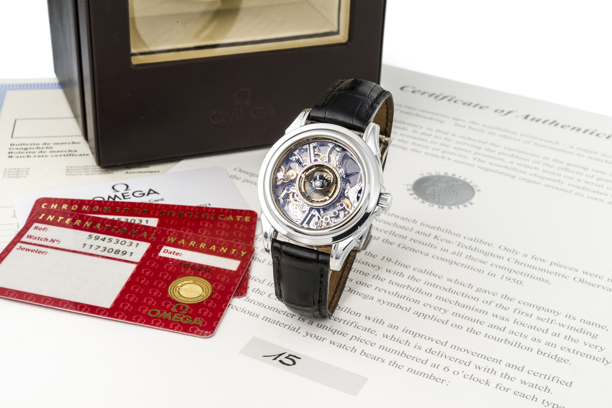 OMEGA, DEVILLE, SKELETON TOURBILLON 