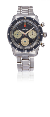 ZENITH REF. A277, STEEL DIVING CHRONOGRAPH | Important Modern