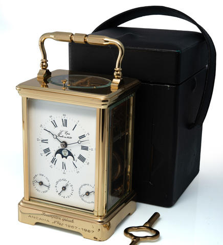L'EPÉE, FRANCE, CARRIAGE CLOCK, TOURBILLON WITH CALENDAR & MOON