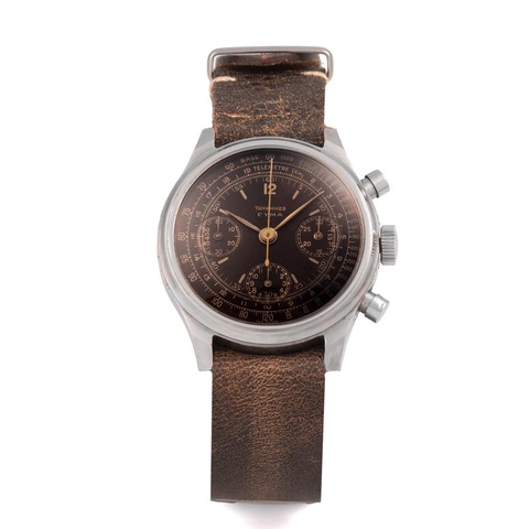 TAVANNES, SWITZERLAND, REF. 2501, OVERSIZE, TROPICAL DIAL, STAIN