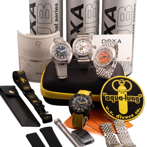 DOXA, SWITZERLAND, REF. 822.70.101AQL.20, SUB 300 SHARKHUNTER CA