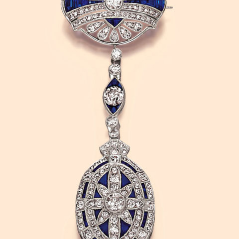 Gruen Watch Co., No. 9220, circa 1925. Very fine and rare lavish