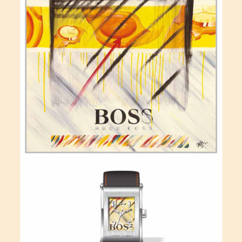 HUGO BOSS  Automatic original watch prototype accompanied by ori