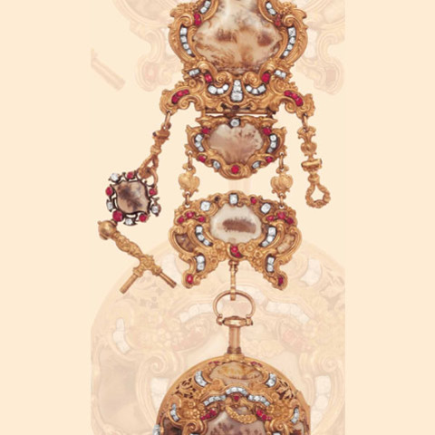 Ellicott, London, No. 5447, hallmarked  1765-66. Magnificent dia