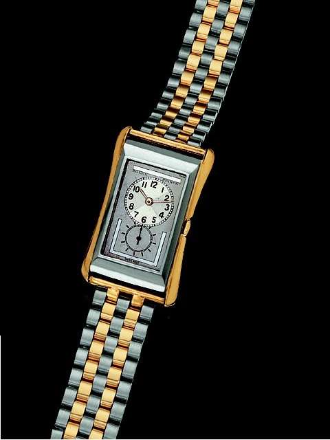 Rolex Prince Brancard Ref 1490 1930 s Very Fine Rectangular Curved Pink Gold And 